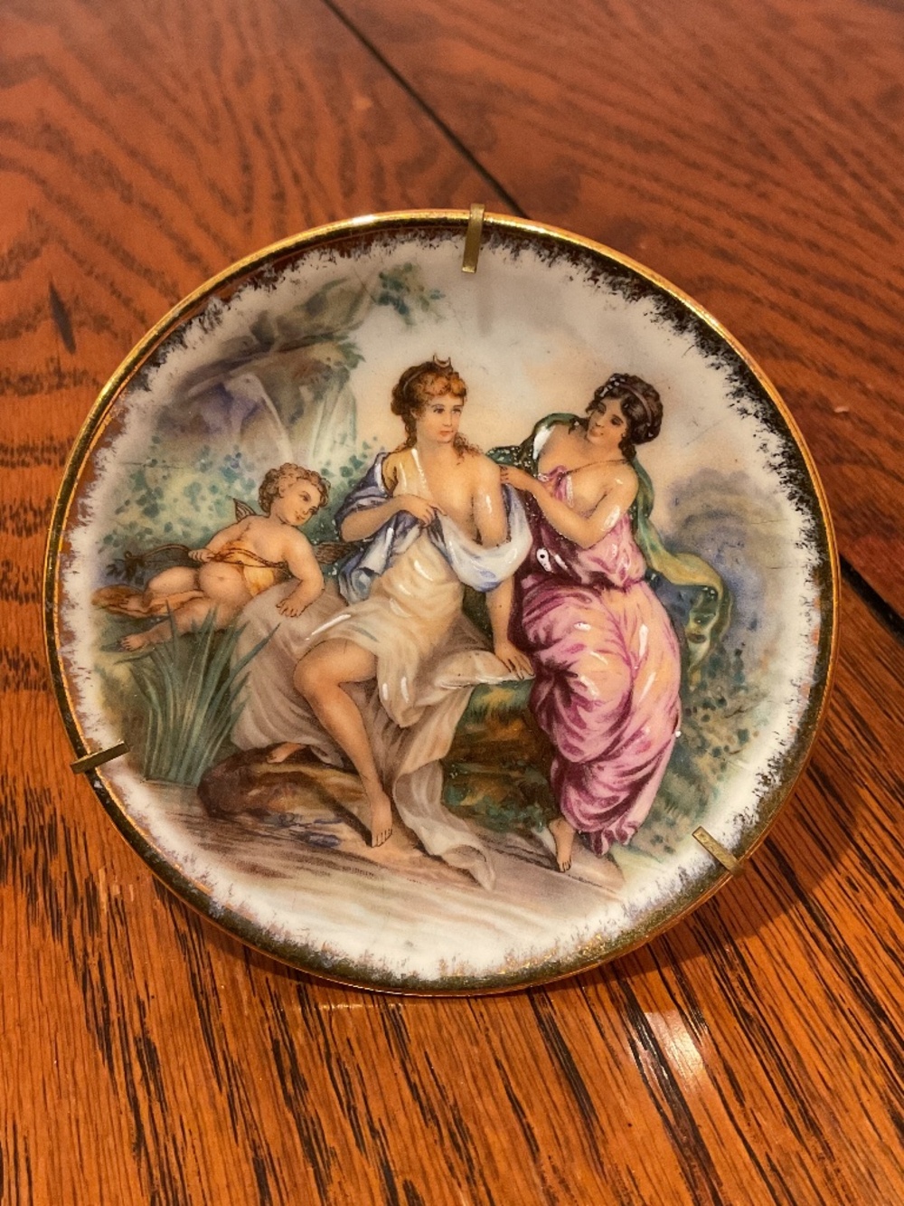 Limoges Decorative Collectable Round Small Plate Made in France